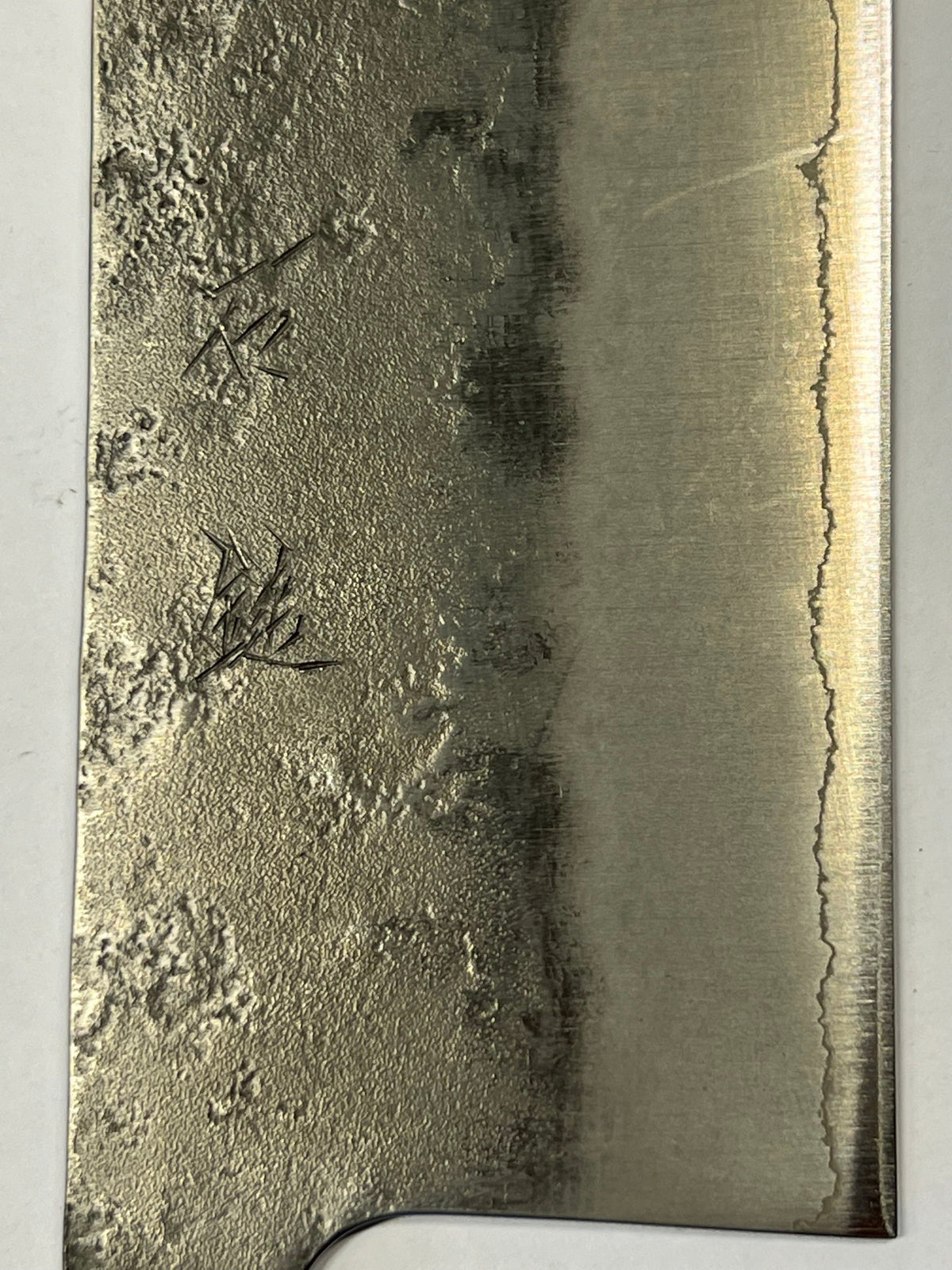 Nakiri 165 Silver3 japanilainen käsin taottu veitsenterä