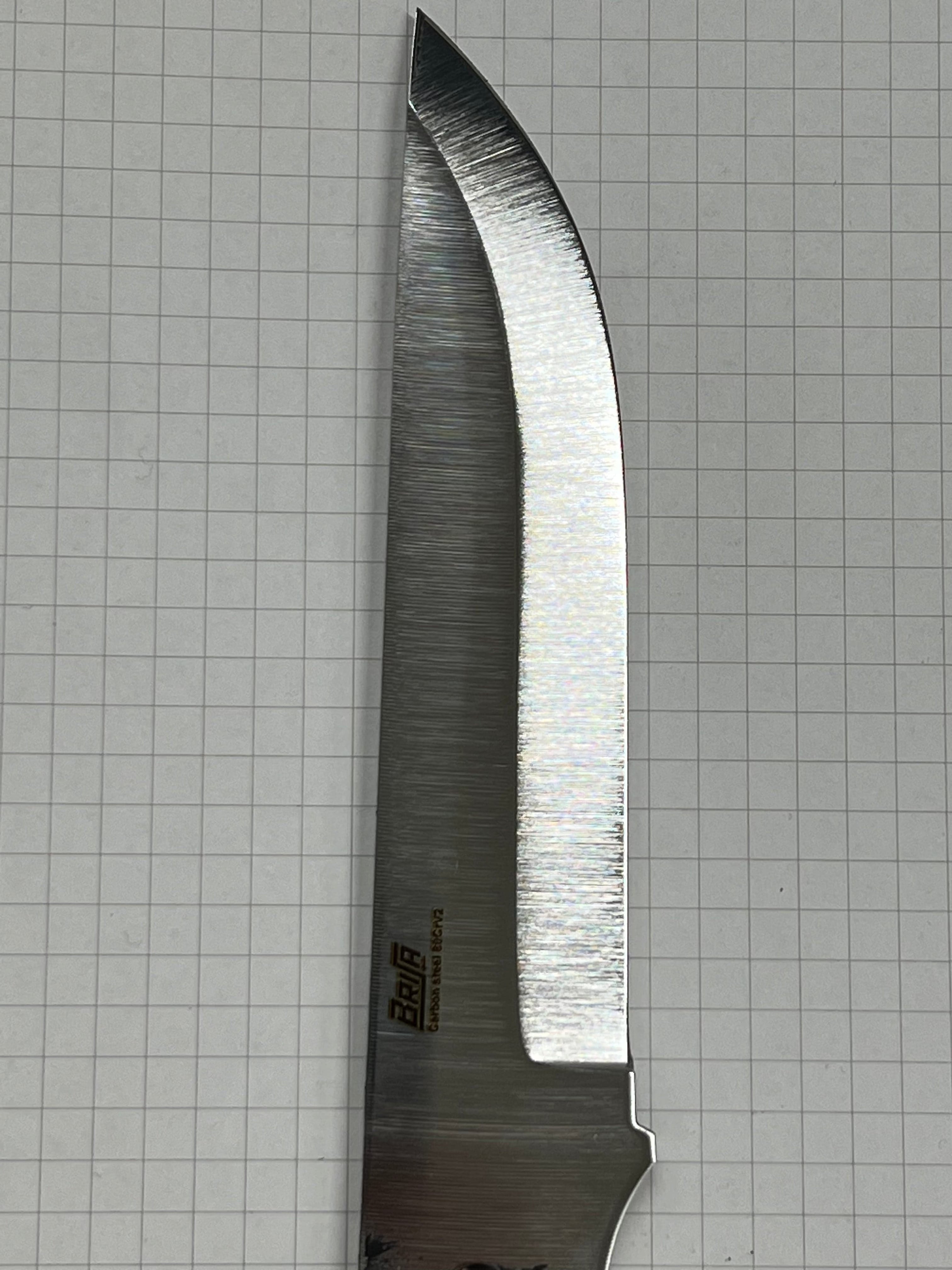 Brisa Trooper 115 Scandi 80CrV2 hiiliteräksinen veitsenterä